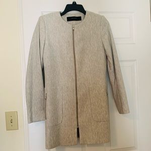 Zara Lapelless Blazer
